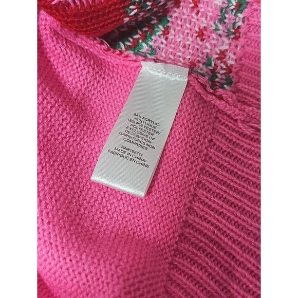 The World of Strawberry Shortcake knitted Vest w/ hearts and berries Medium - Picture 9 of 10